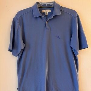 Tommy Bahama Light Blue Polo Shirt for Men Marlin